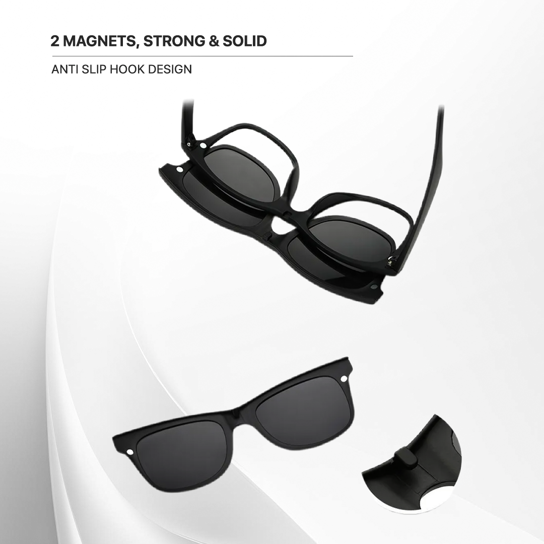 6 In 1 Magnetic Sunglasses Clip